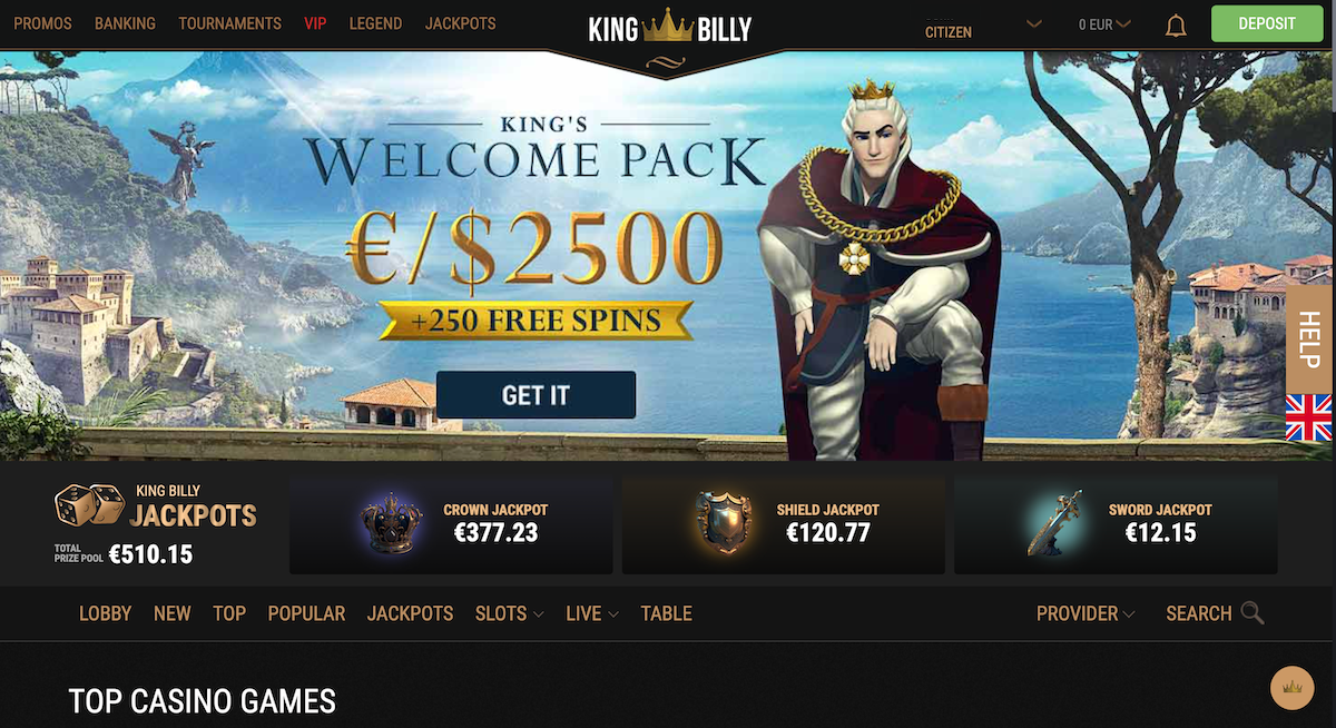 king-billy-casino-home