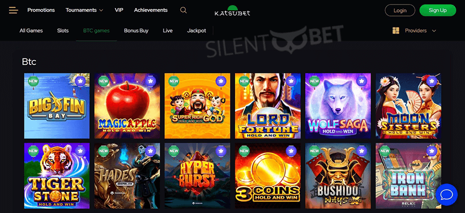 katsubet-casino-btc-games